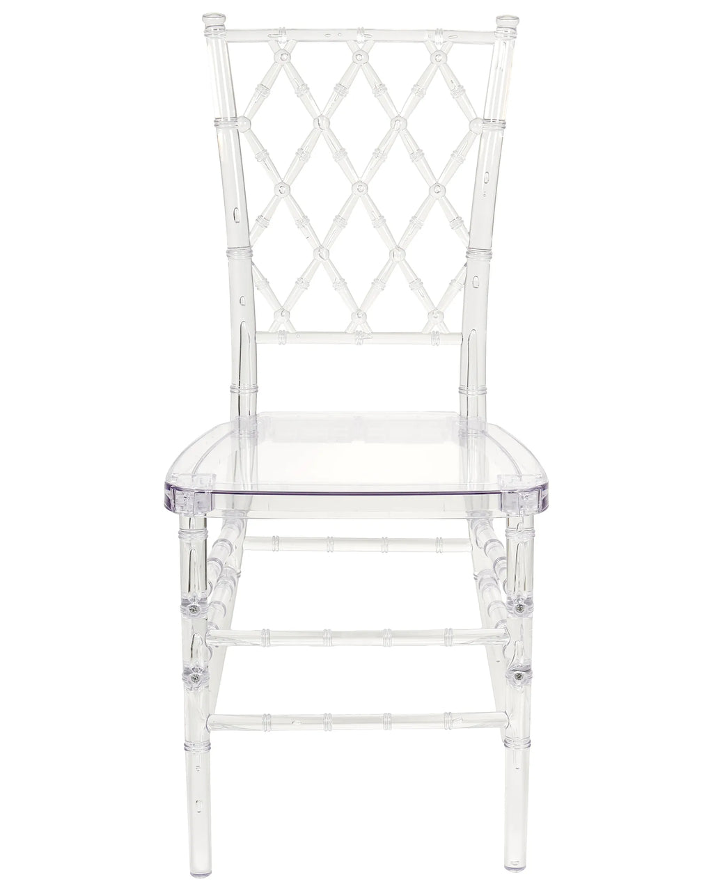 Set of 2 Dining Chairs CLARION Transparent