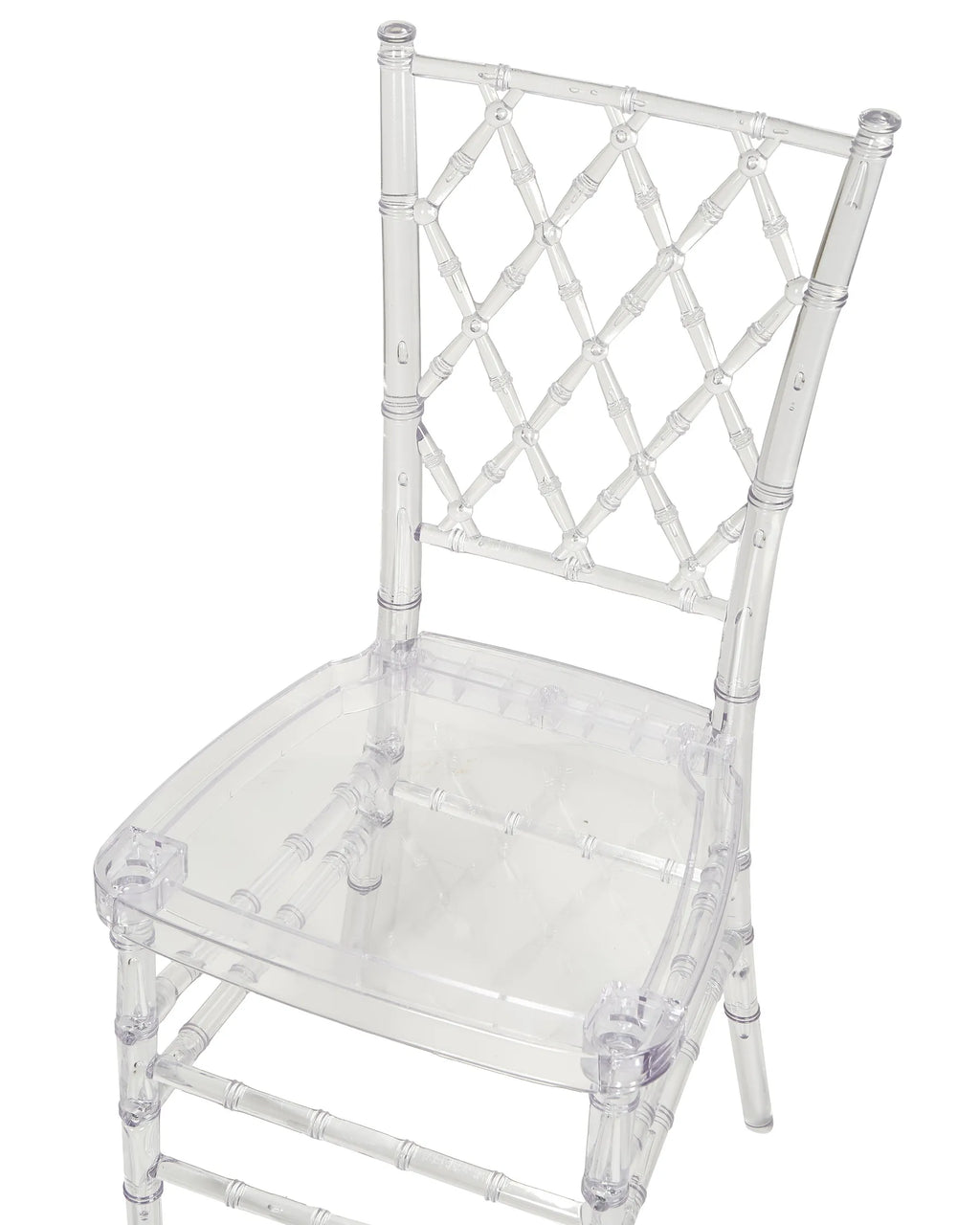 Set of 2 Dining Chairs CLARION Transparent