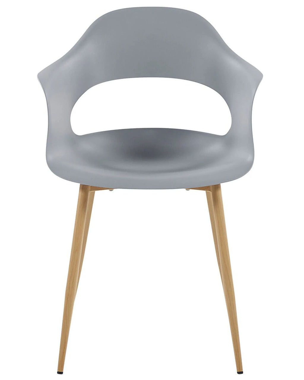 Set of 2 Dining Chairs UTICA Light Grey