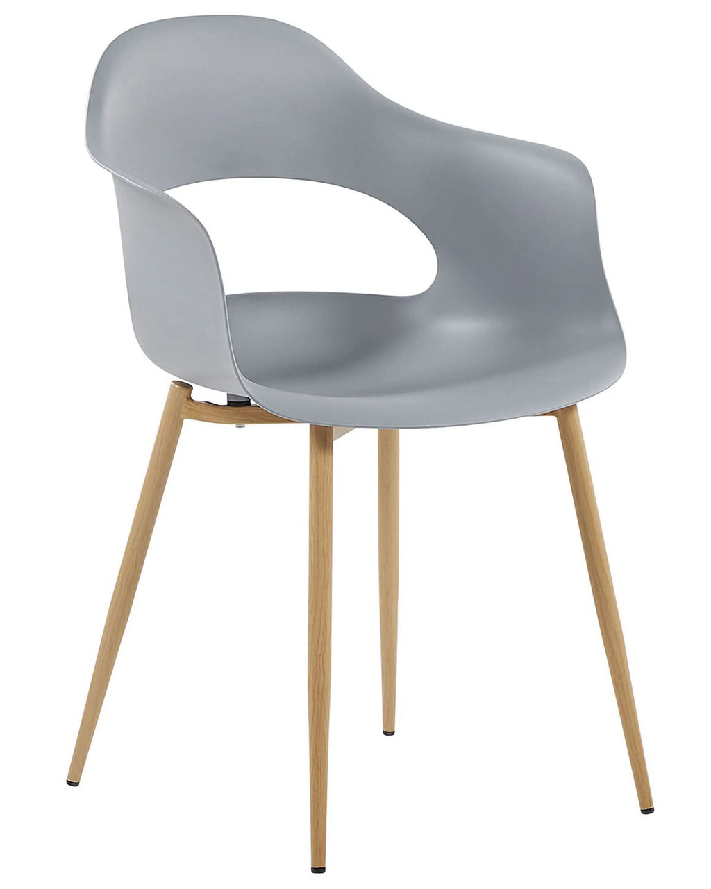 Set of 2 Dining Chairs UTICA Light Grey