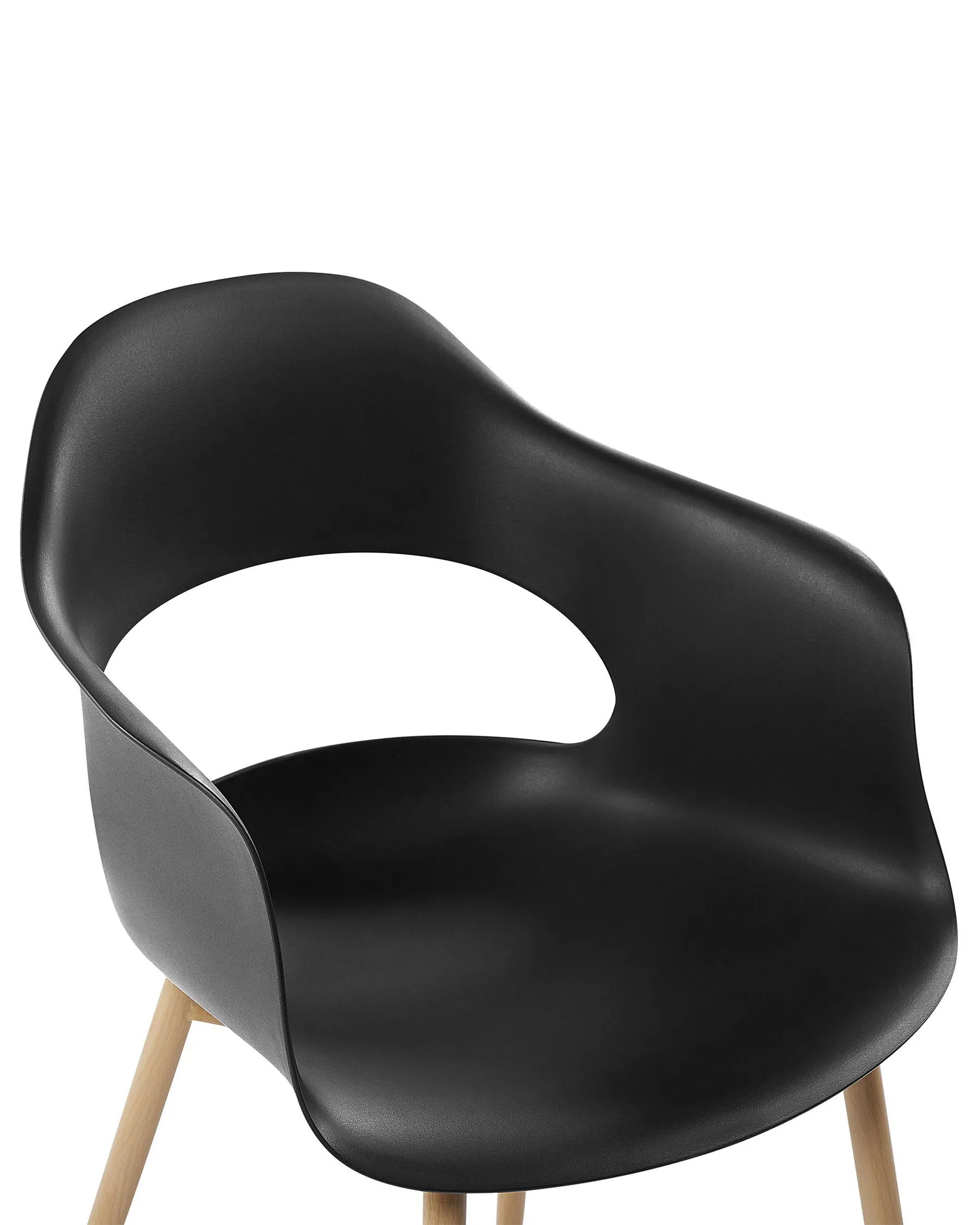 Set of 2 Dining Chairs UTICA Black