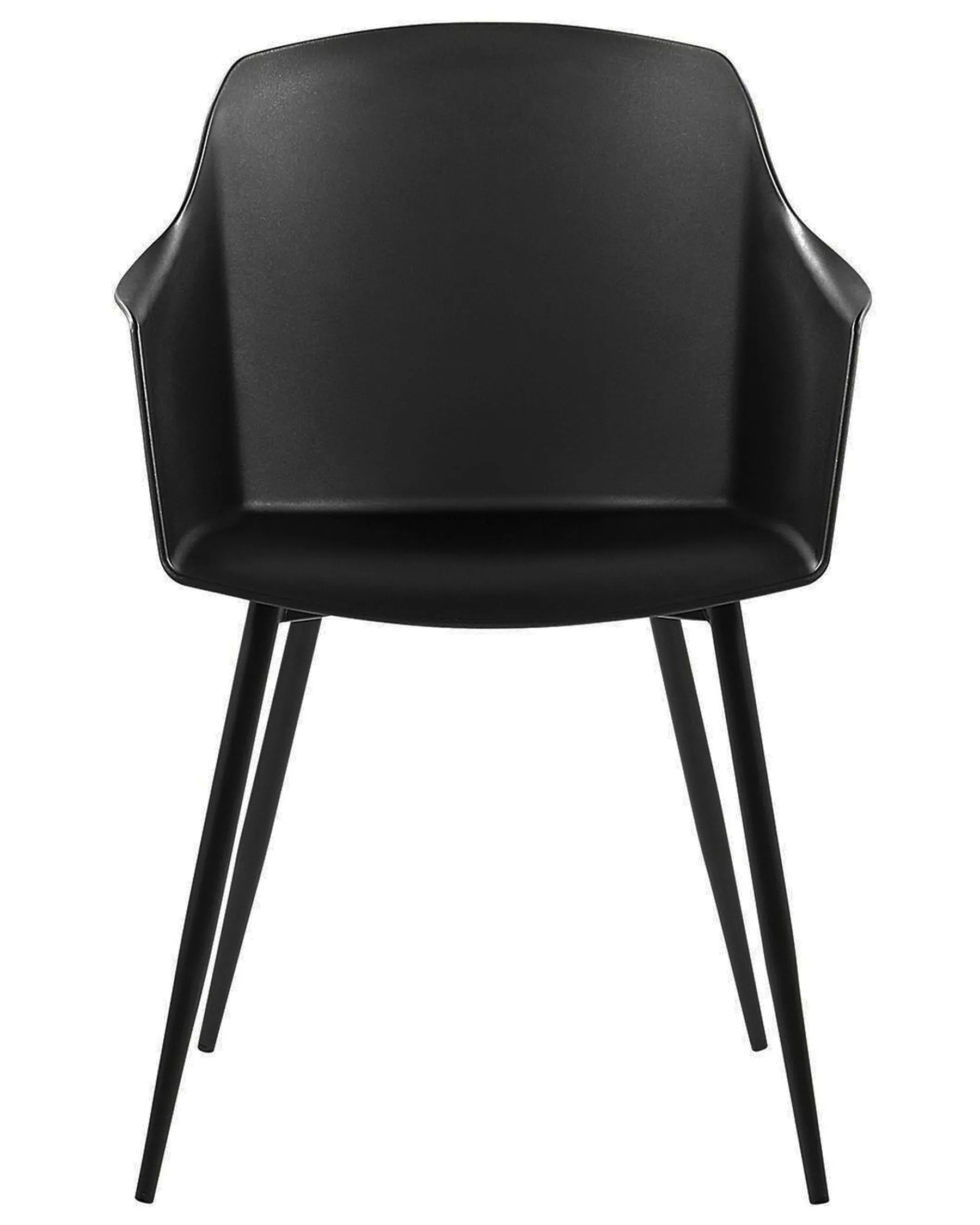 Set of 2 Dining Chairs FONDA Black