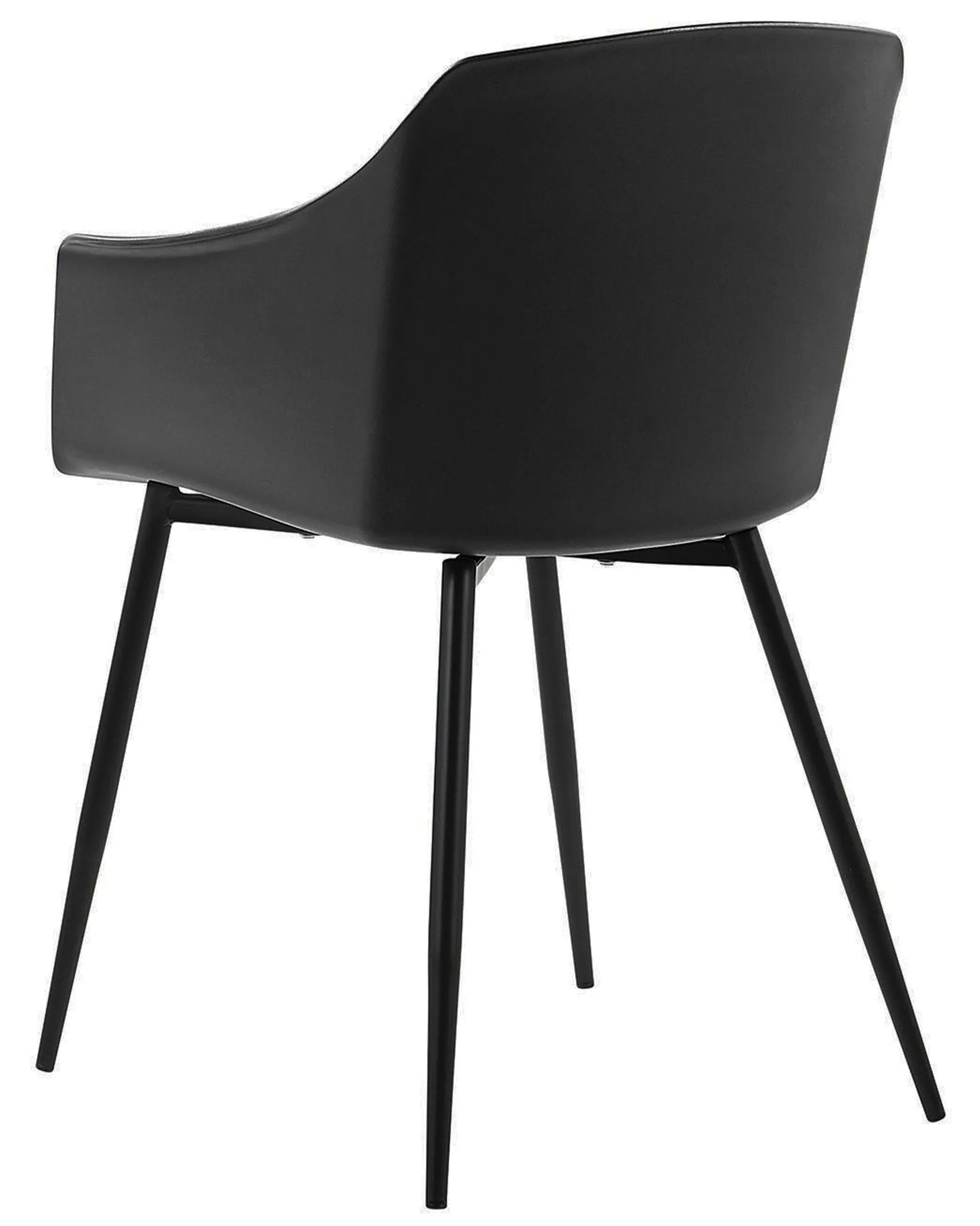 Set of 2 Dining Chairs FONDA Black