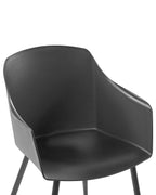 Set of 2 Dining Chairs FONDA Black