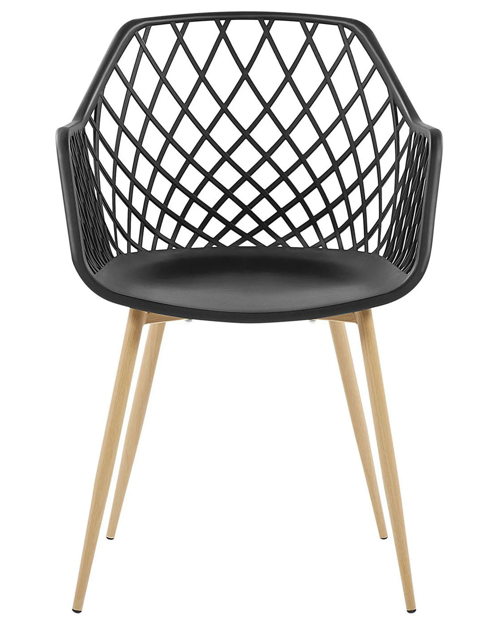 Set of 2 Dining Chairs NASHUA Black