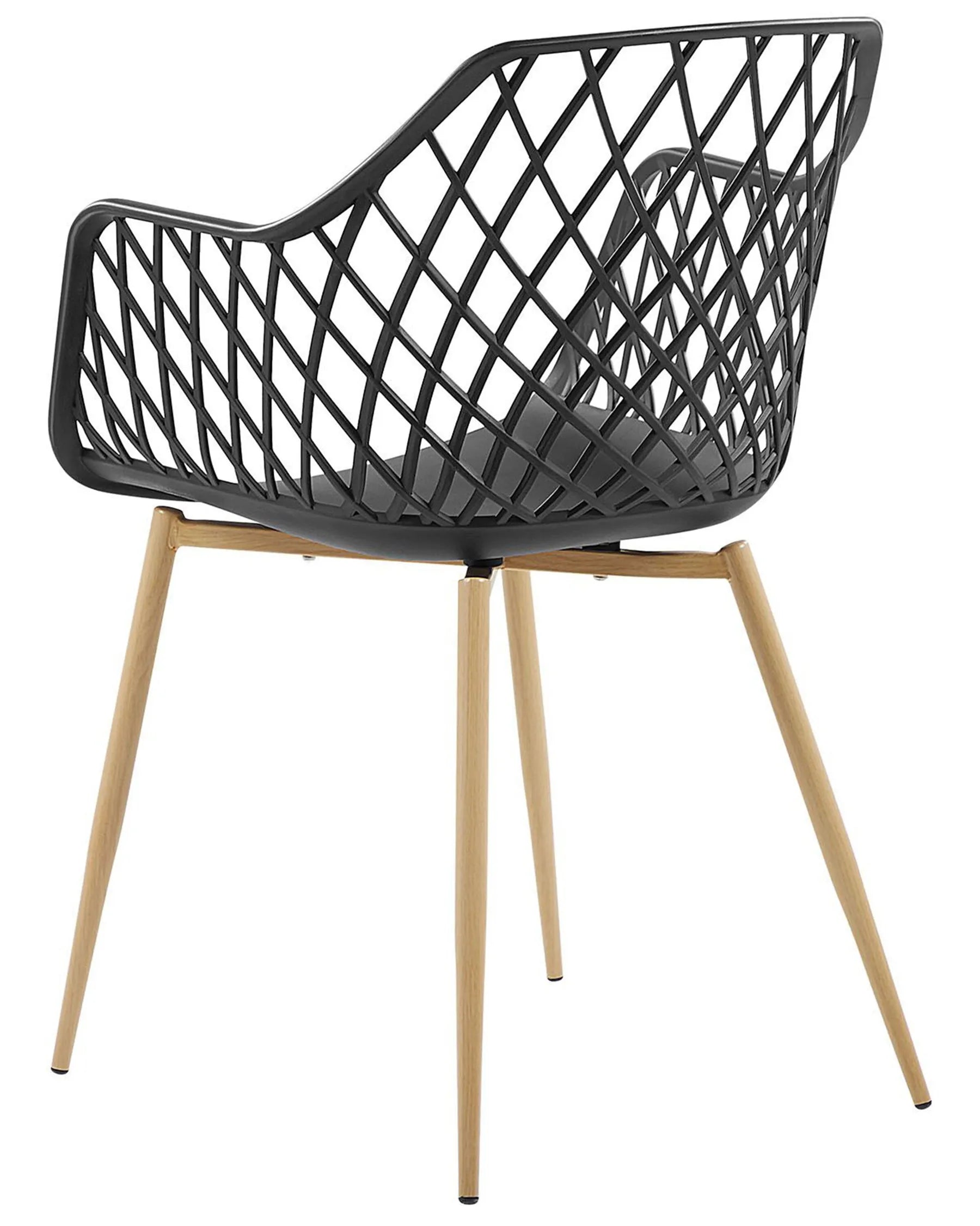 Set of 2 Dining Chairs NASHUA Black