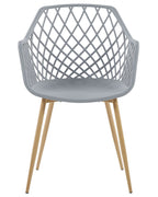 Set of 2 Dining Chairs NASHUA Light Grey