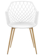 Set of 2 Dining Chairs NASHUA White