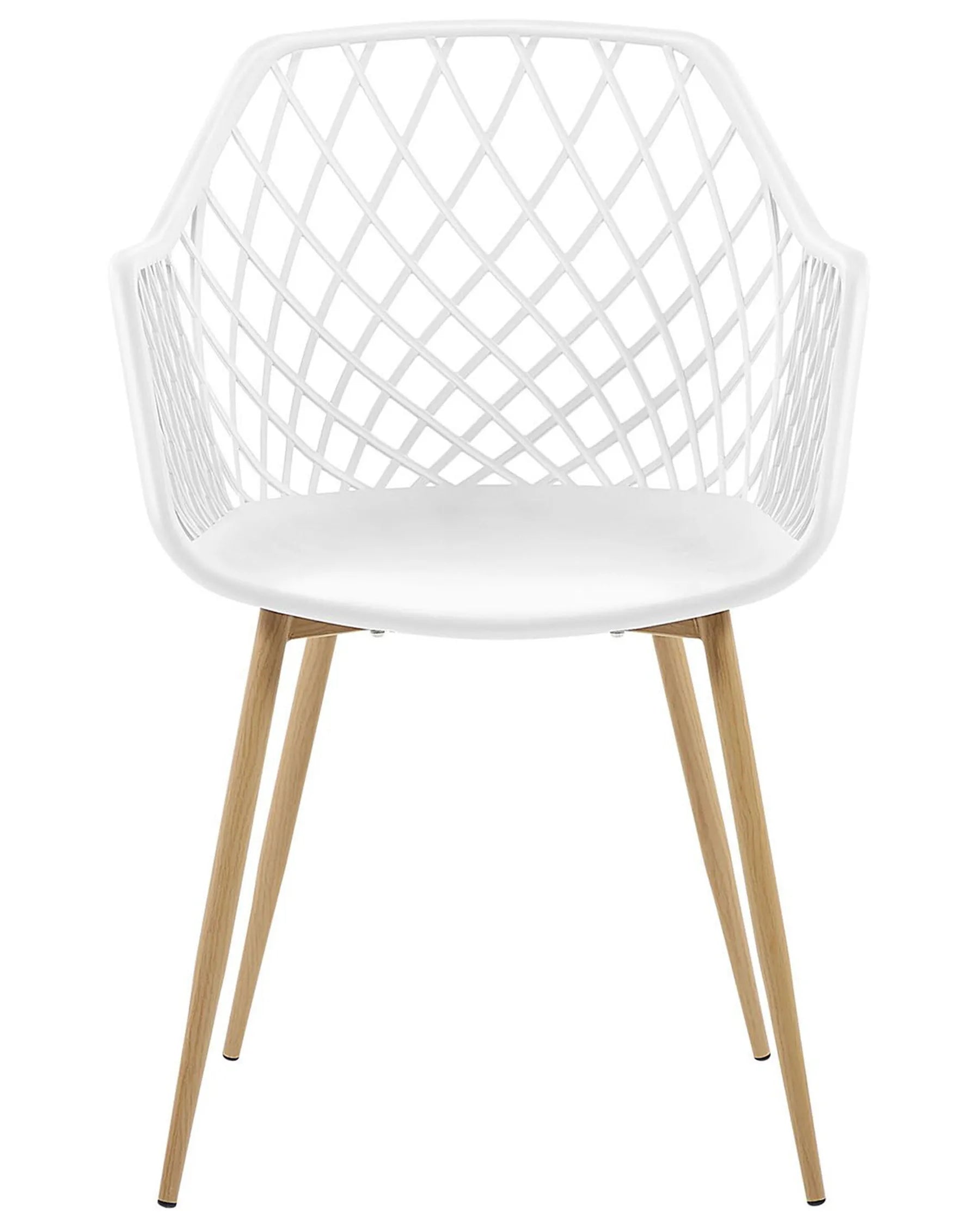 Set of 2 Dining Chairs NASHUA White