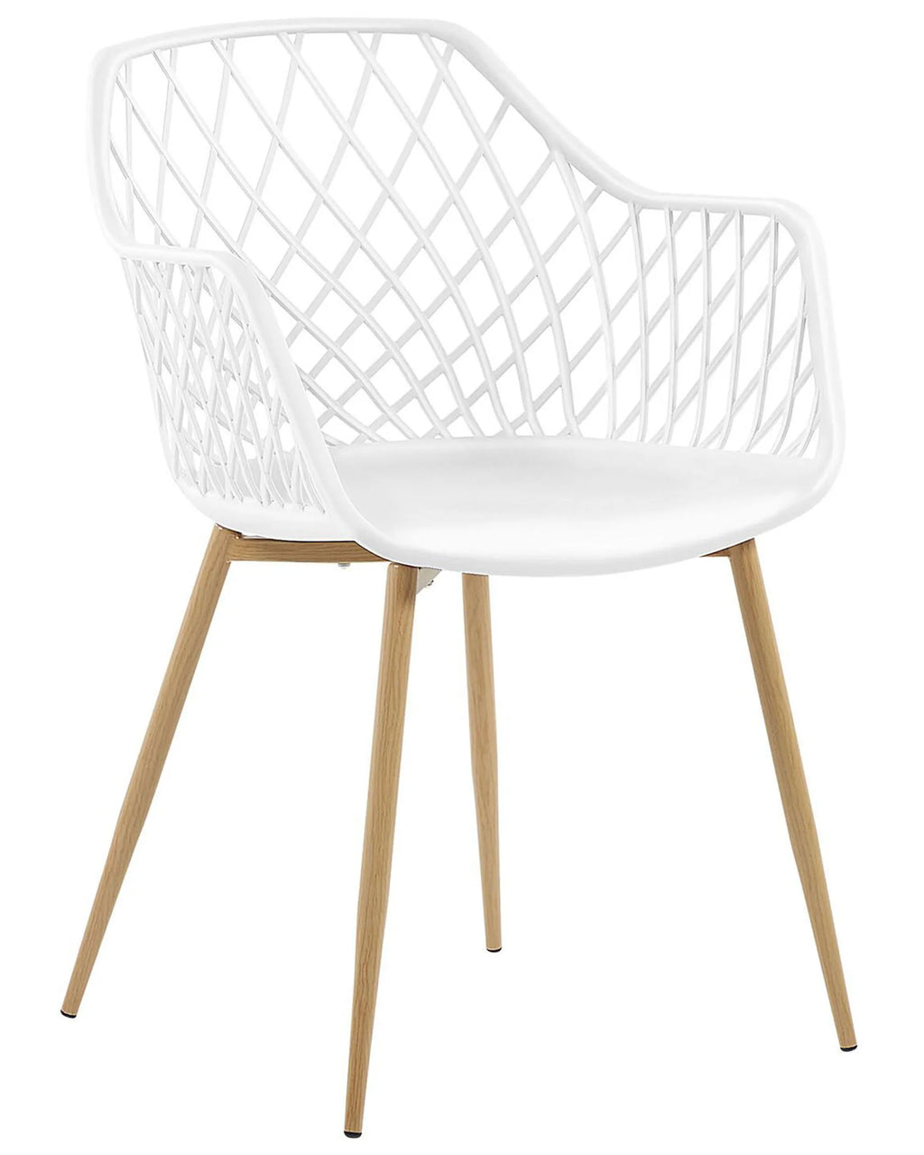 Set of 2 Dining Chairs NASHUA White