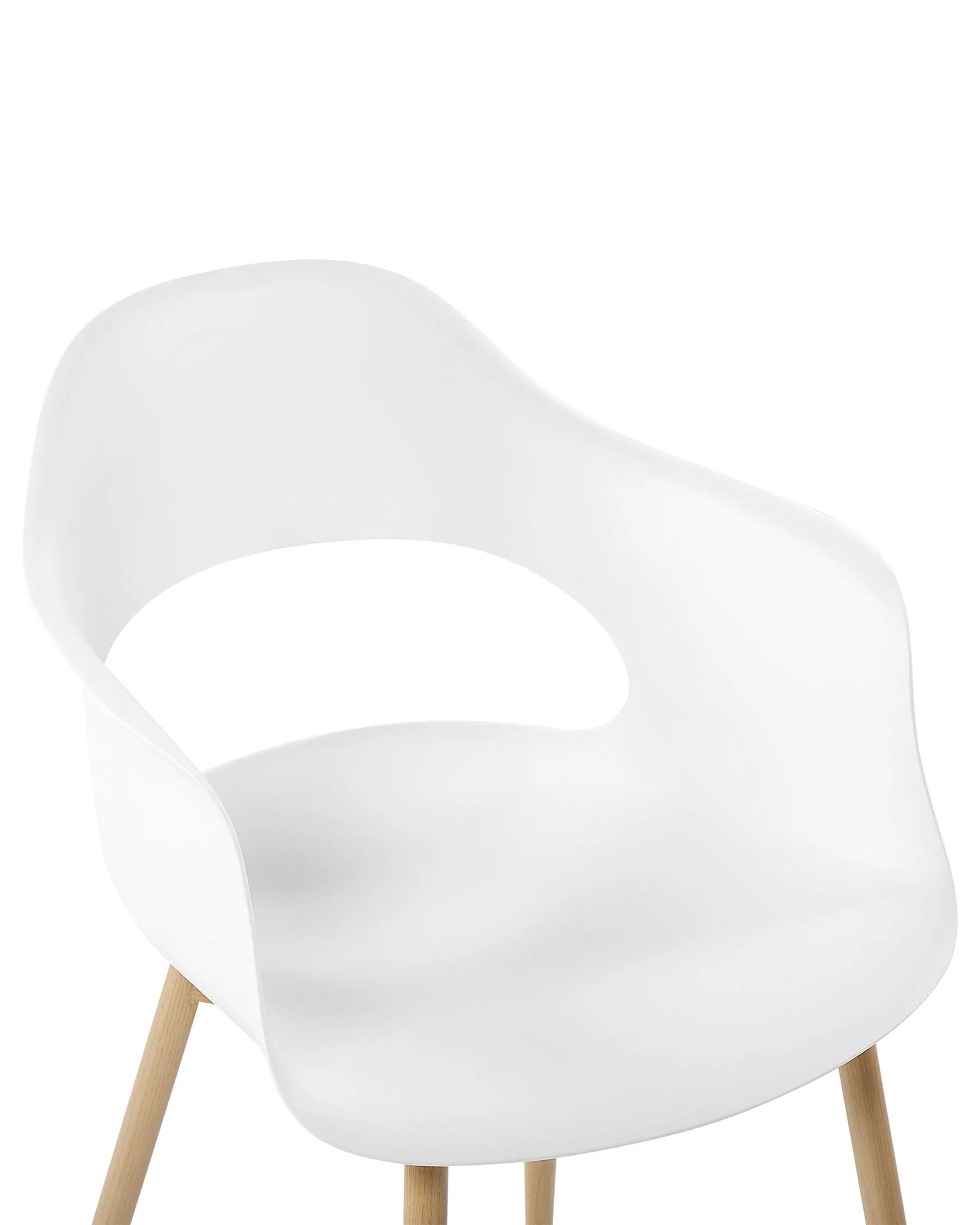 Set of 2 Dining Chairs UTICA White