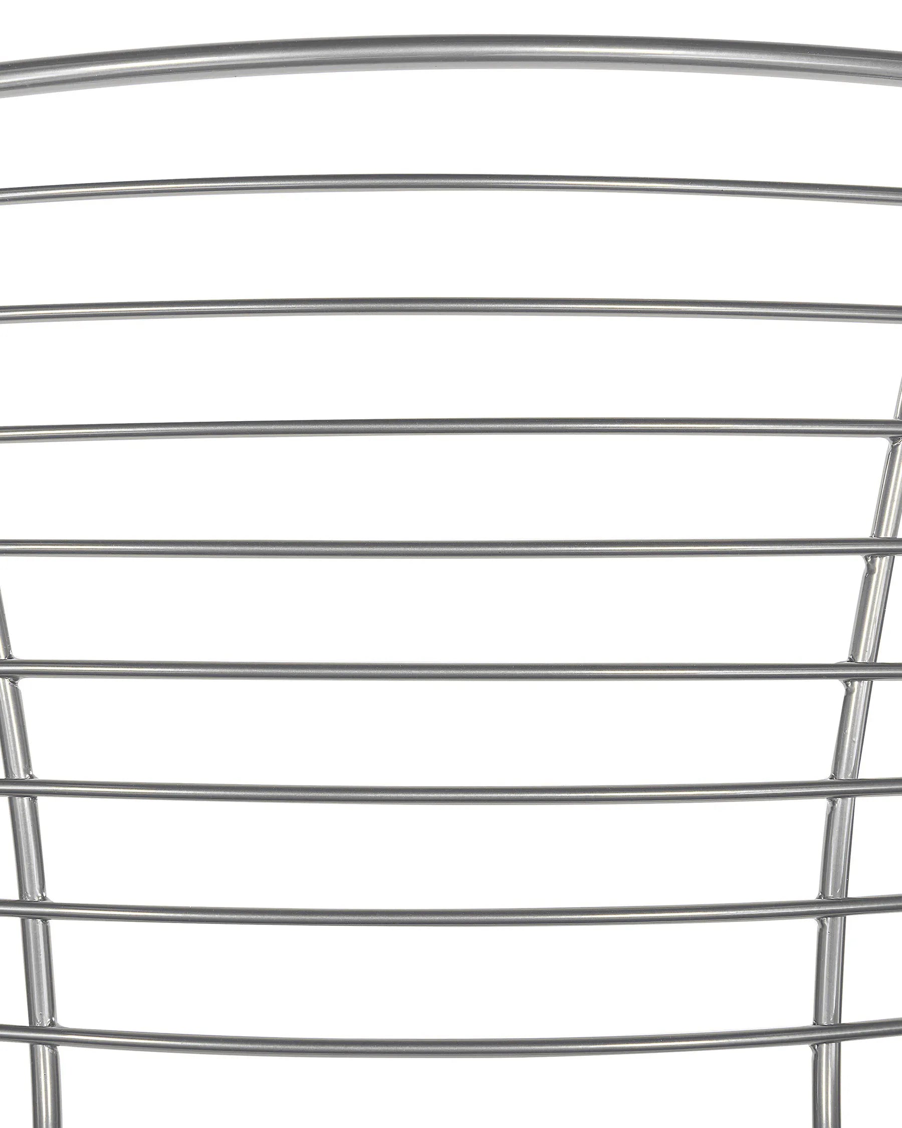 Set of 2 Dining Chairs HOBACK Metal Silver