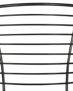Set of 2 Dining Chairs HOBACK Metal Black
