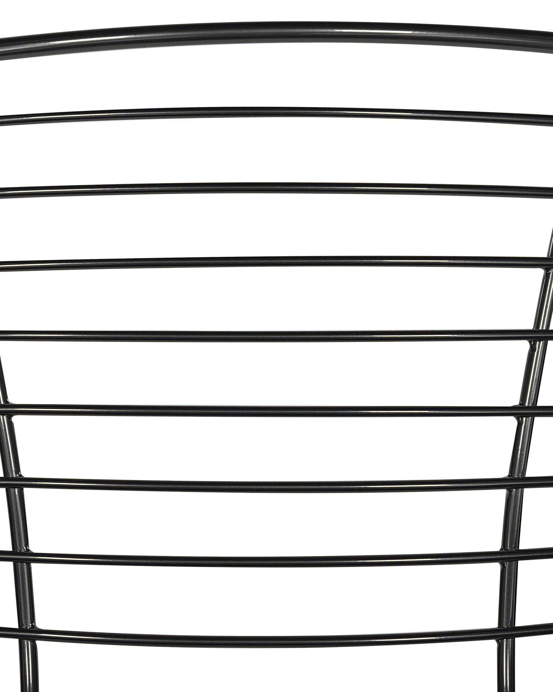Set of 2 Dining Chairs HOBACK Metal Black