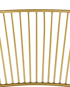 Set of 2 Dining Chairs RIGBY Metal Gold