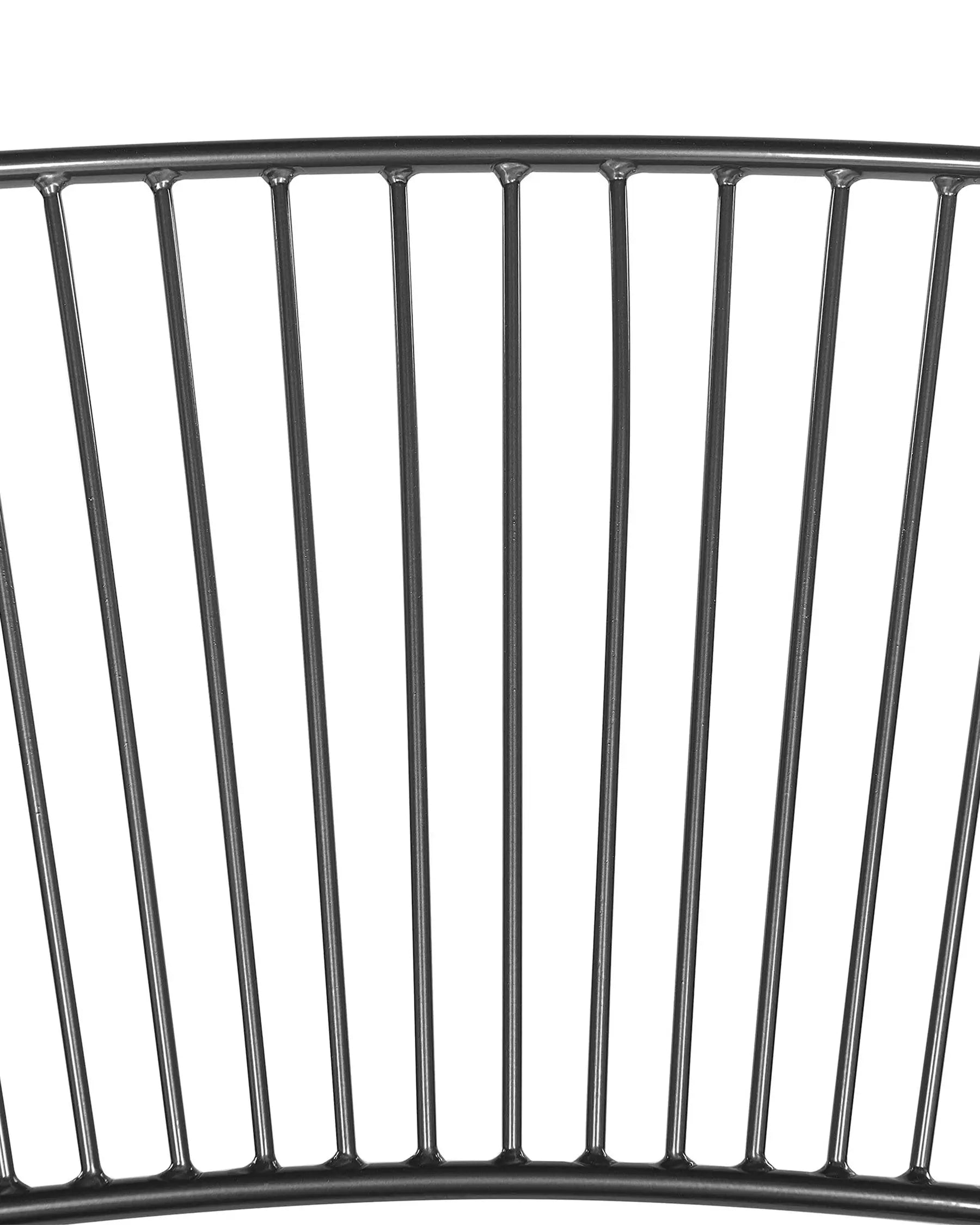 Set of 2 Dining Chairs RIGBY Metal Black