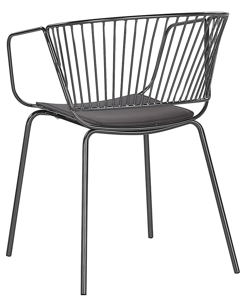 Set of 2 Dining Chairs RIGBY Metal Black