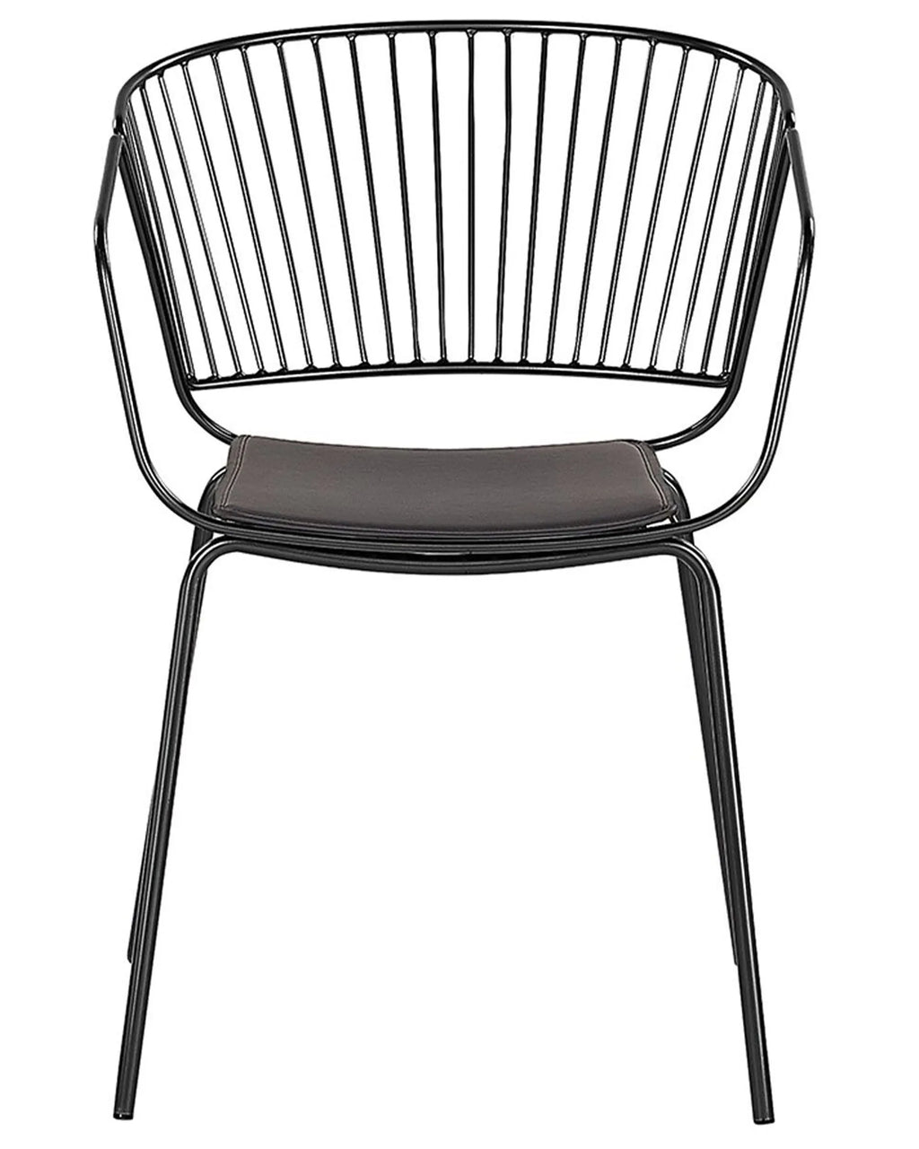 Set of 2 Dining Chairs RIGBY Metal Black