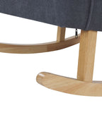 Rocking Chair TRONDHEIM Fabric Dark Grey