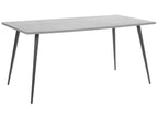 Dining Table SANTIAGO Grey Concrete Effect 160 cm 80 cm