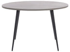 Dining Table ODEON Grey Concrete Effect 120 cm 120 cm