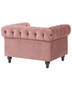Armchair CHESTERFIELD Velvet Pink