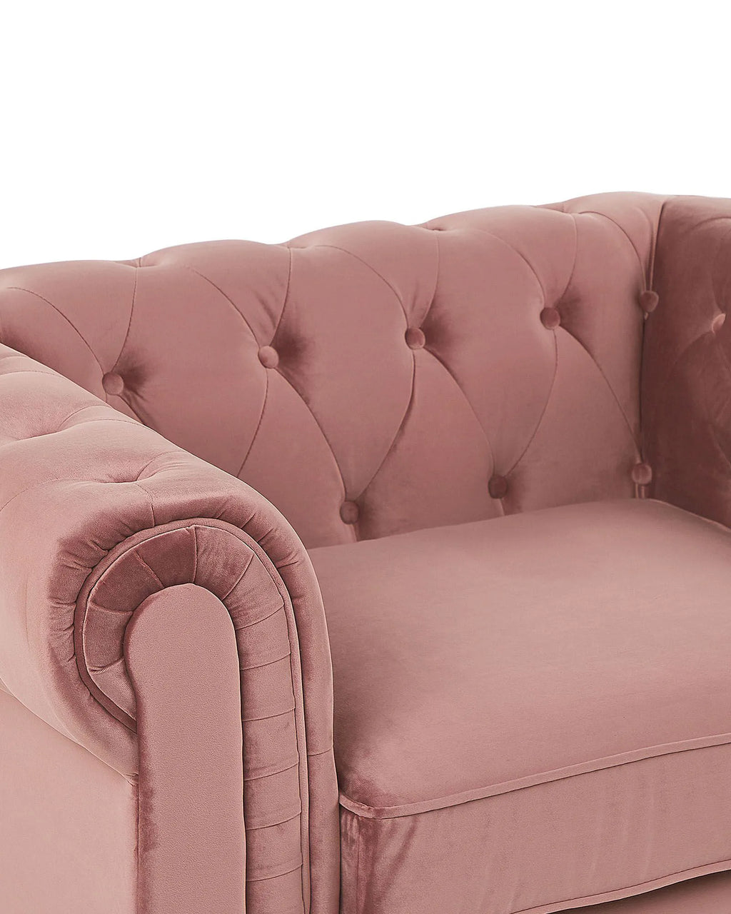 Armchair CHESTERFIELD Velvet Pink