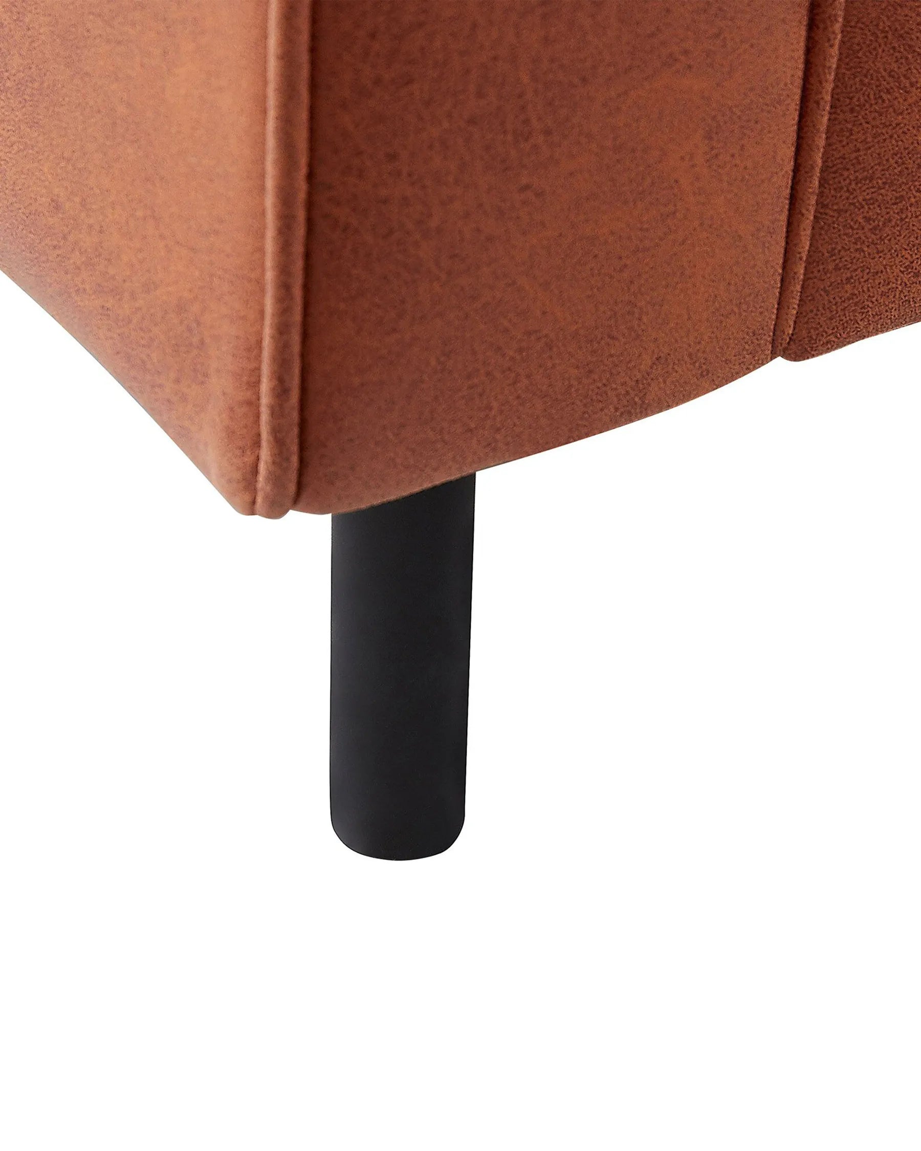 Armchair SAVALEN Faux Leather Golden Brown