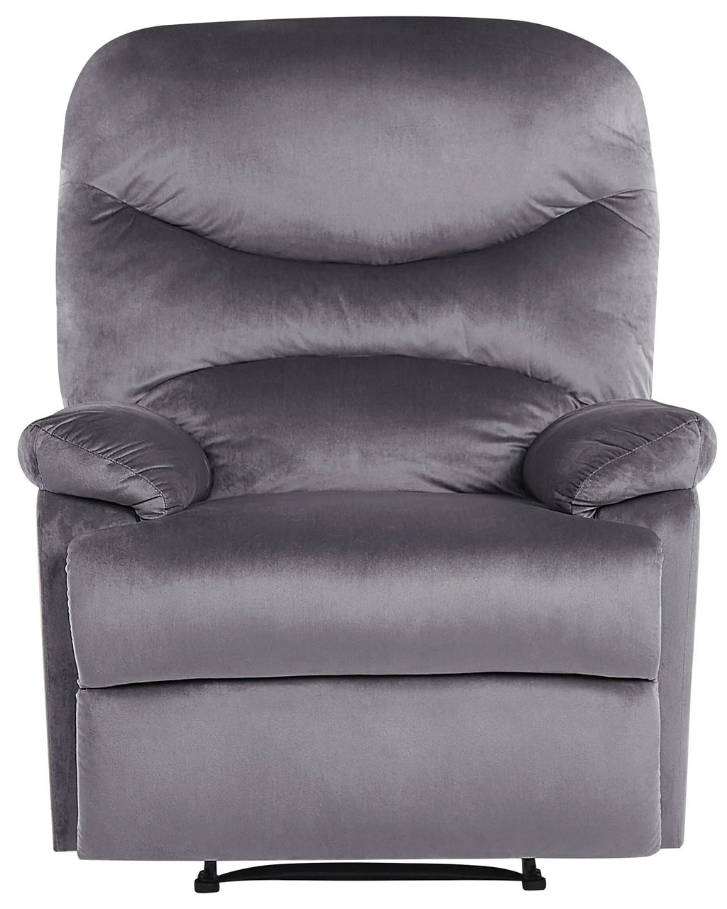Recliner Chair ESLOV with Footrest Velvet Grey