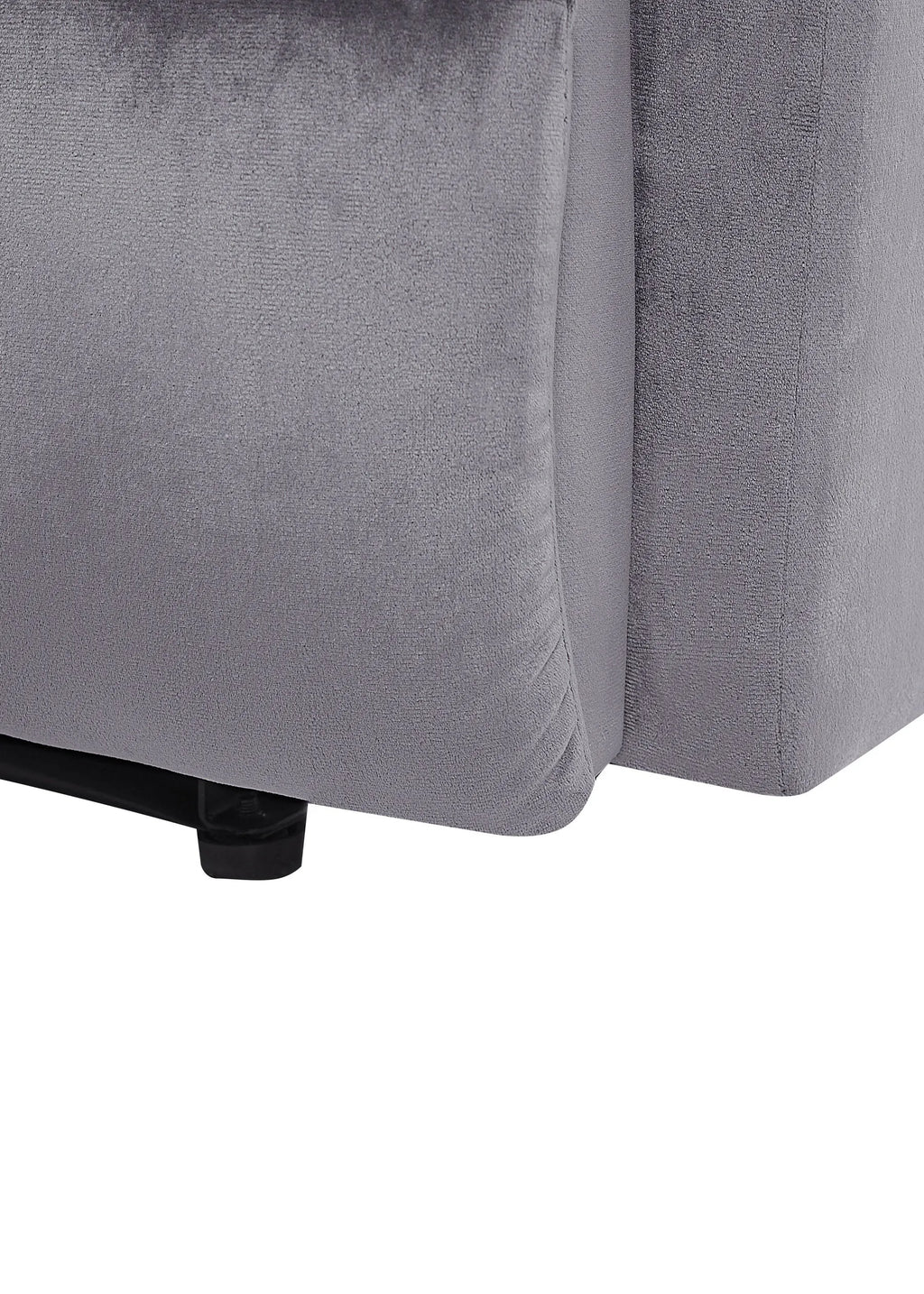 Recliner Chair ESLOV with Footrest Velvet Grey
