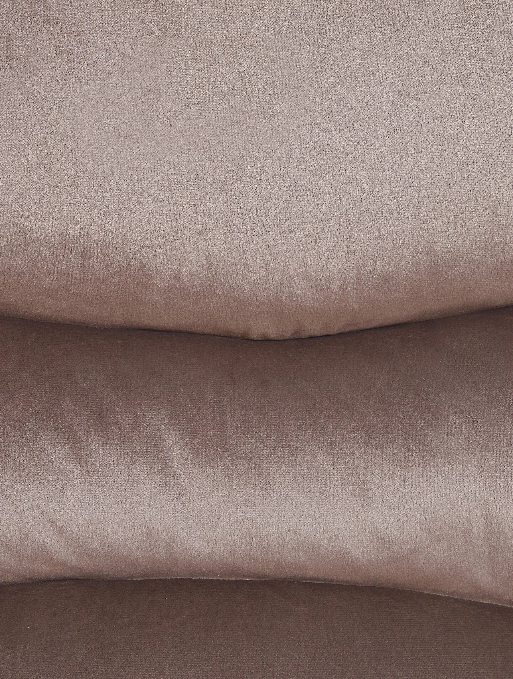 Recliner Chair ESLOV with Footrest Velvet Taupe Beige