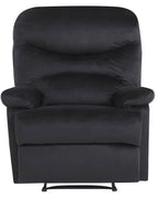 Recliner Chair ESLOV with Footrest Velvet Black