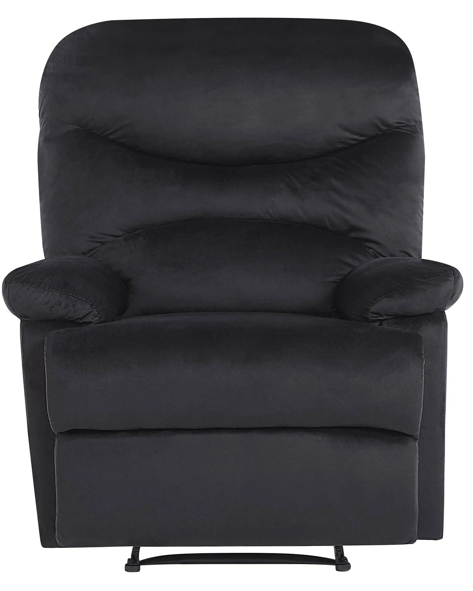 Recliner Chair ESLOV with Footrest Velvet Black