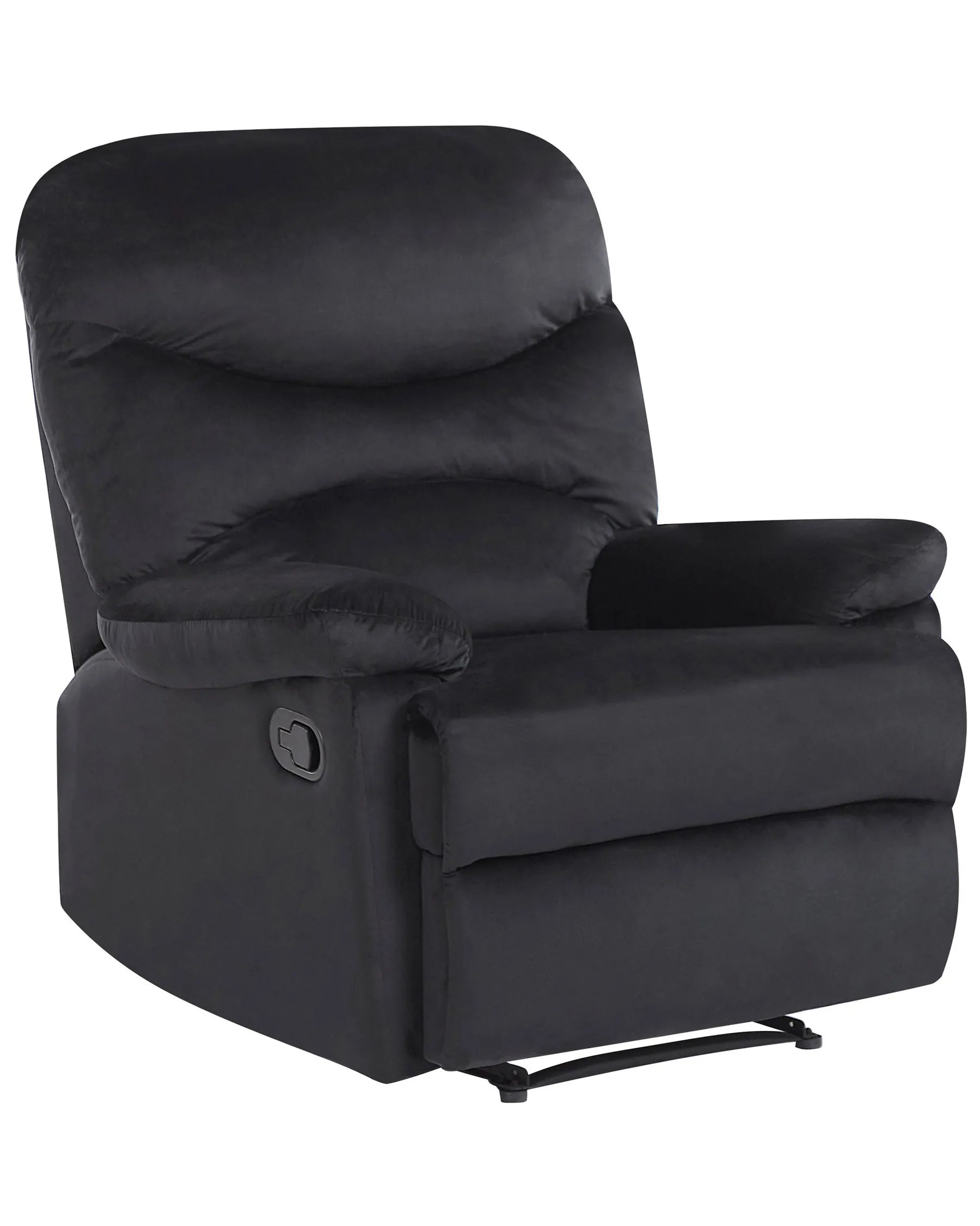 Recliner Chair ESLOV with Footrest Velvet Black