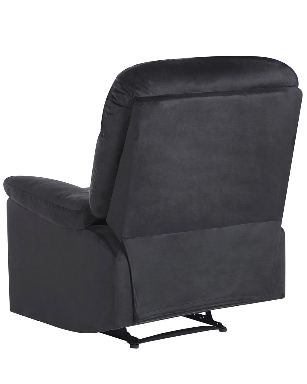Recliner Chair ESLOV with Footrest Velvet Black
