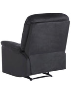 Recliner Chair ESLOV with Footrest Velvet Black