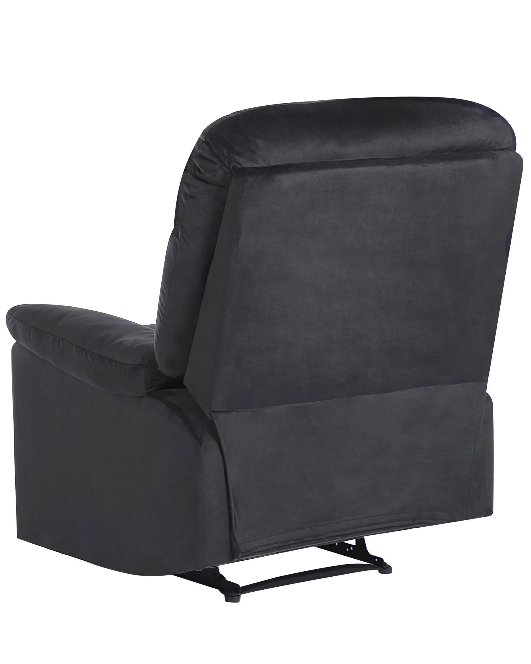 Recliner Chair ESLOV with Footrest Velvet Black