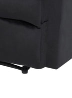 Recliner Chair ESLOV with Footrest Velvet Black