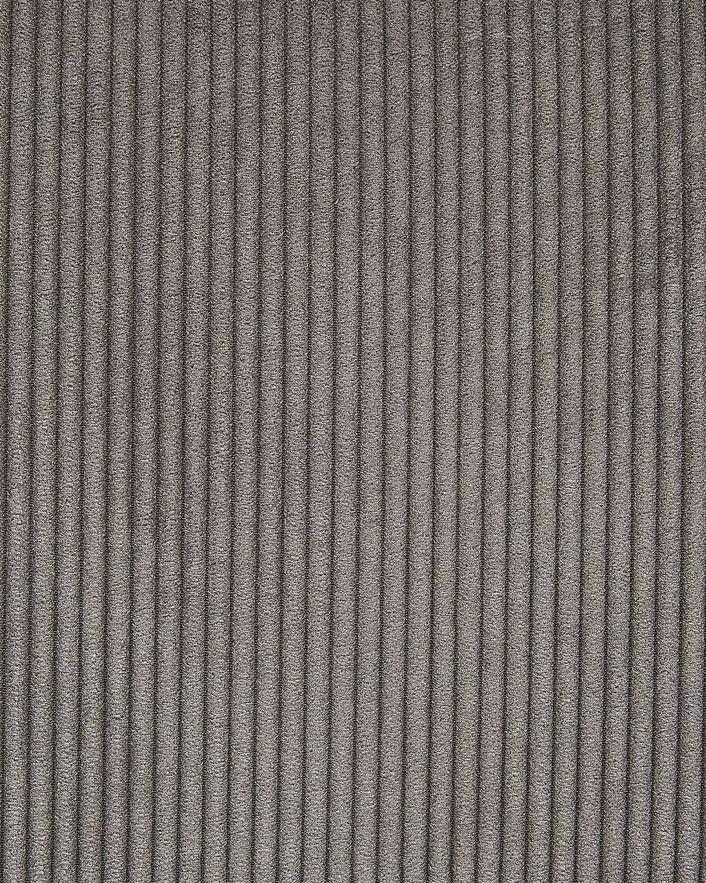 Set of 2 Dining Chairs LOVERNA Corduroy Grey