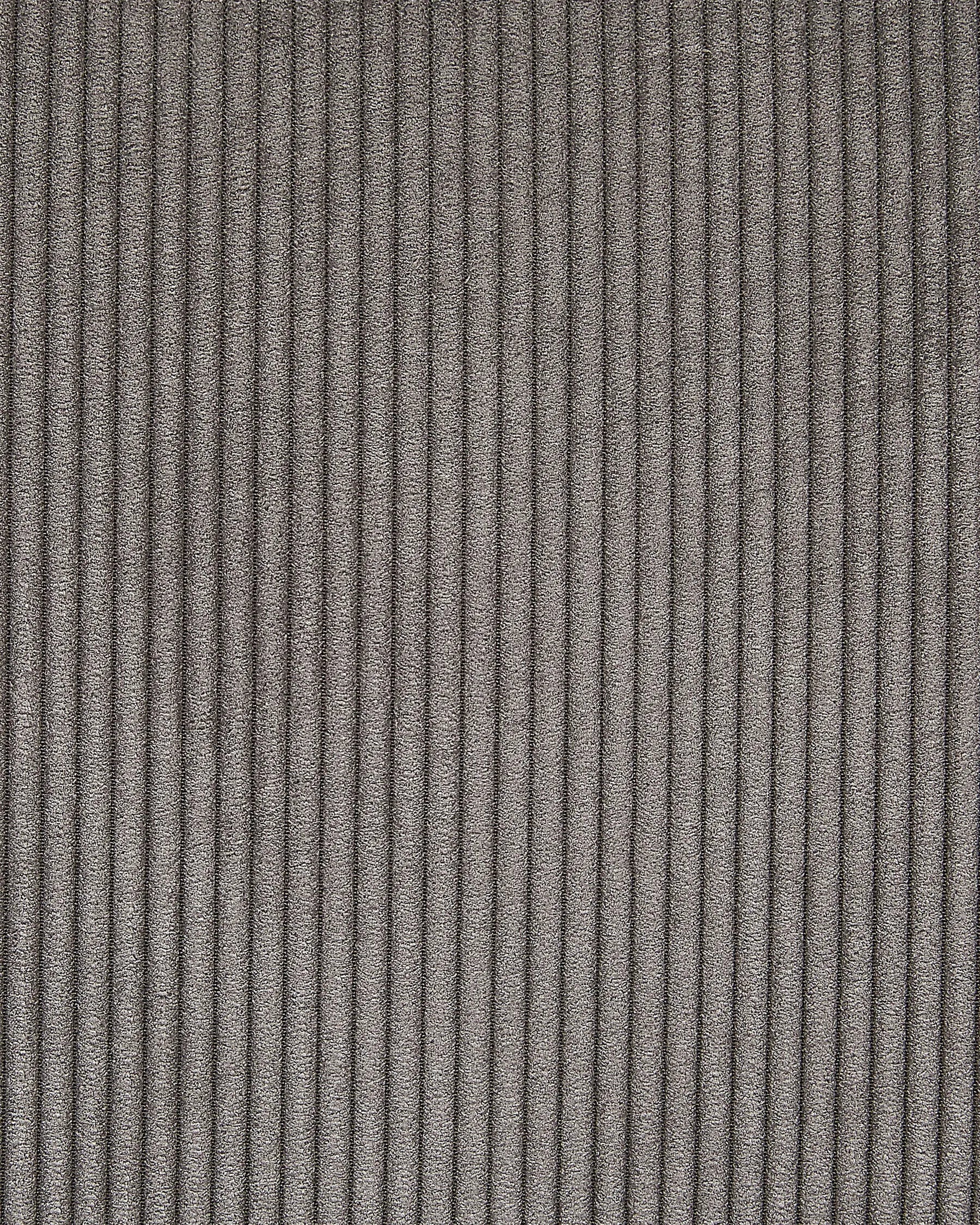 Set of 2 Dining Chairs LOVERNA Corduroy Grey