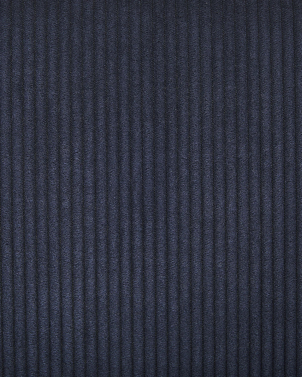 Set of 2 Dining Chairs LOVERNA Corduroy Dark Blue