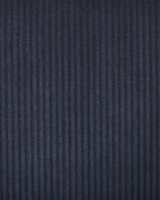 Set of 2 Dining Chairs LOVERNA Corduroy Dark Blue