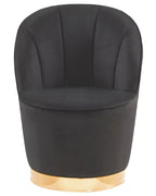 Armchair ALBY Velvet Black
