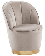 Armchair ALBY Velvet Light Beige