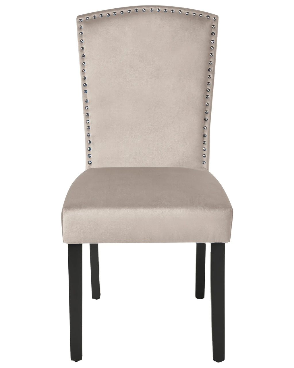 Set of 2 Dining Chairs PISECO Velvet Grey