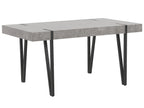 Dining Table ADENA Grey Concrete Effect 150 cm 90 cm