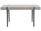 Dining Table ADENA Grey Concrete Effect 150 cm 90 cm