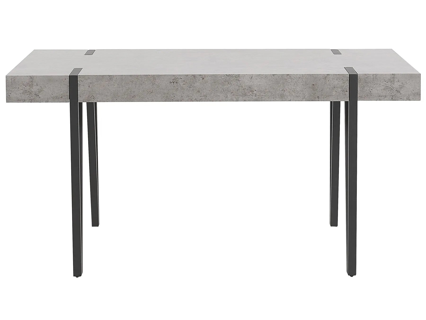Dining Table ADENA Grey Concrete Effect 150 cm 90 cm