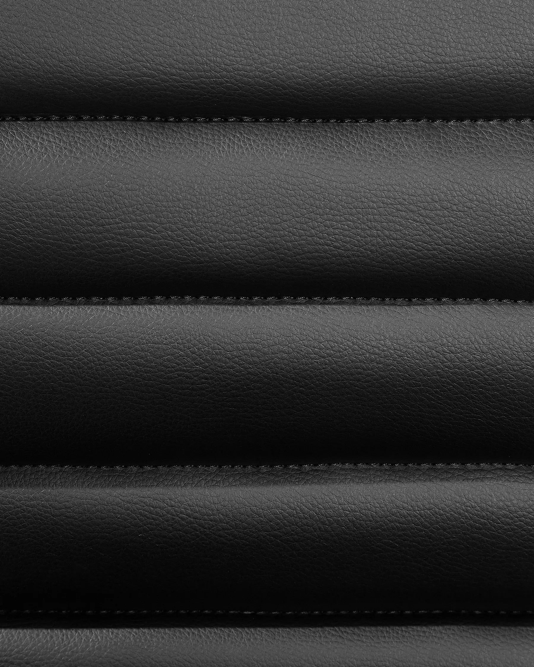 Set of 2 Bar Chairs LUCERNE Faux Leather Swivel Black