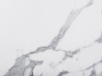 Dining Table SANTIAGO White Marble 120 cm 80 cm